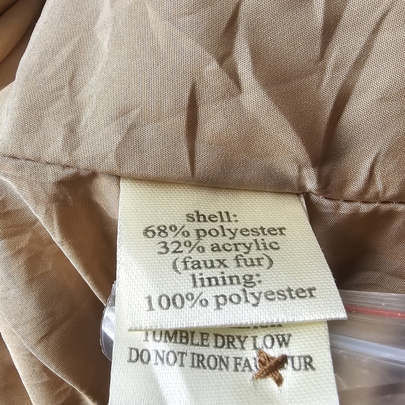 Dylan XL Cream and Blue Sherpa Jacket - Picture 4 of 4